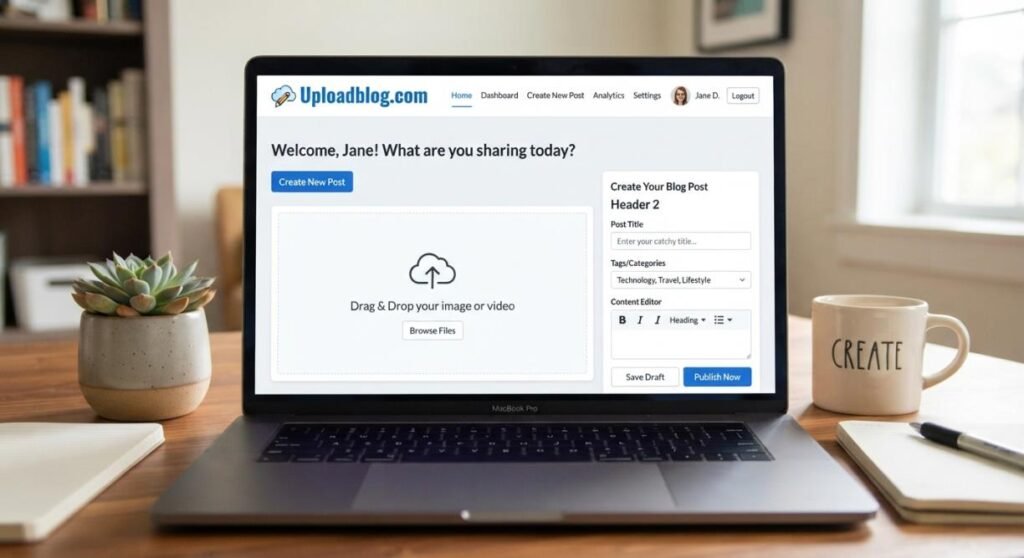 uploadblog.com page