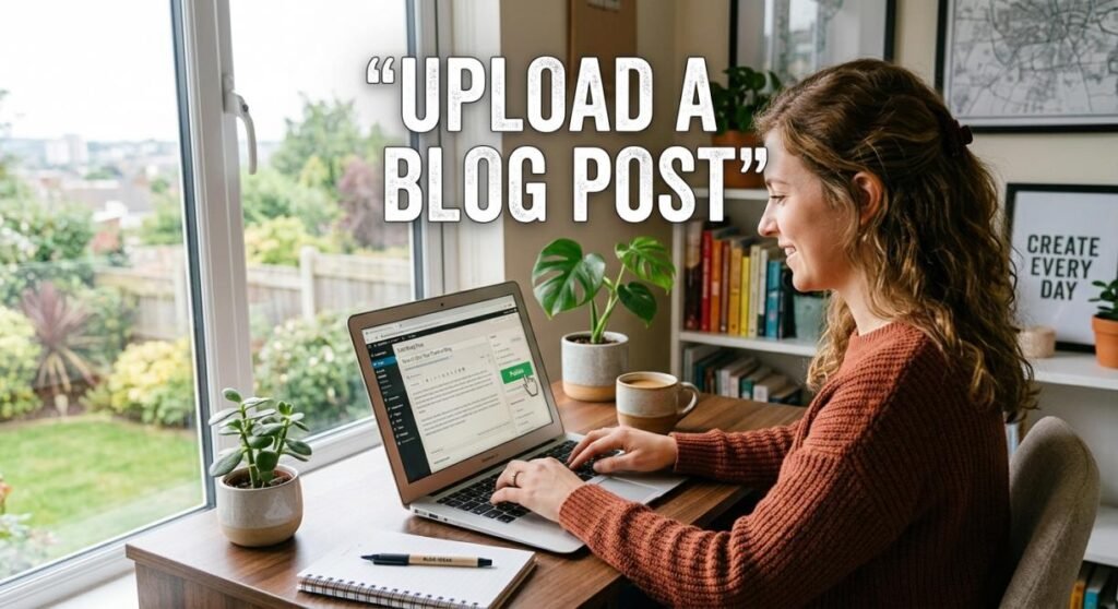 uploadblog post