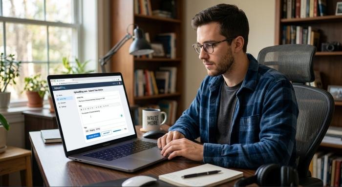 how do i submit an article on uploadblog.com?